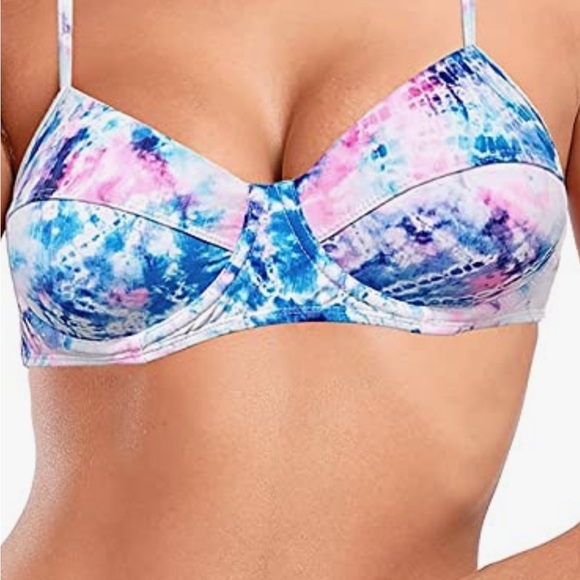 SHEKINI 2 Pc Multi colour Tie Dye Bikini Women size S - Picture 15 of 16